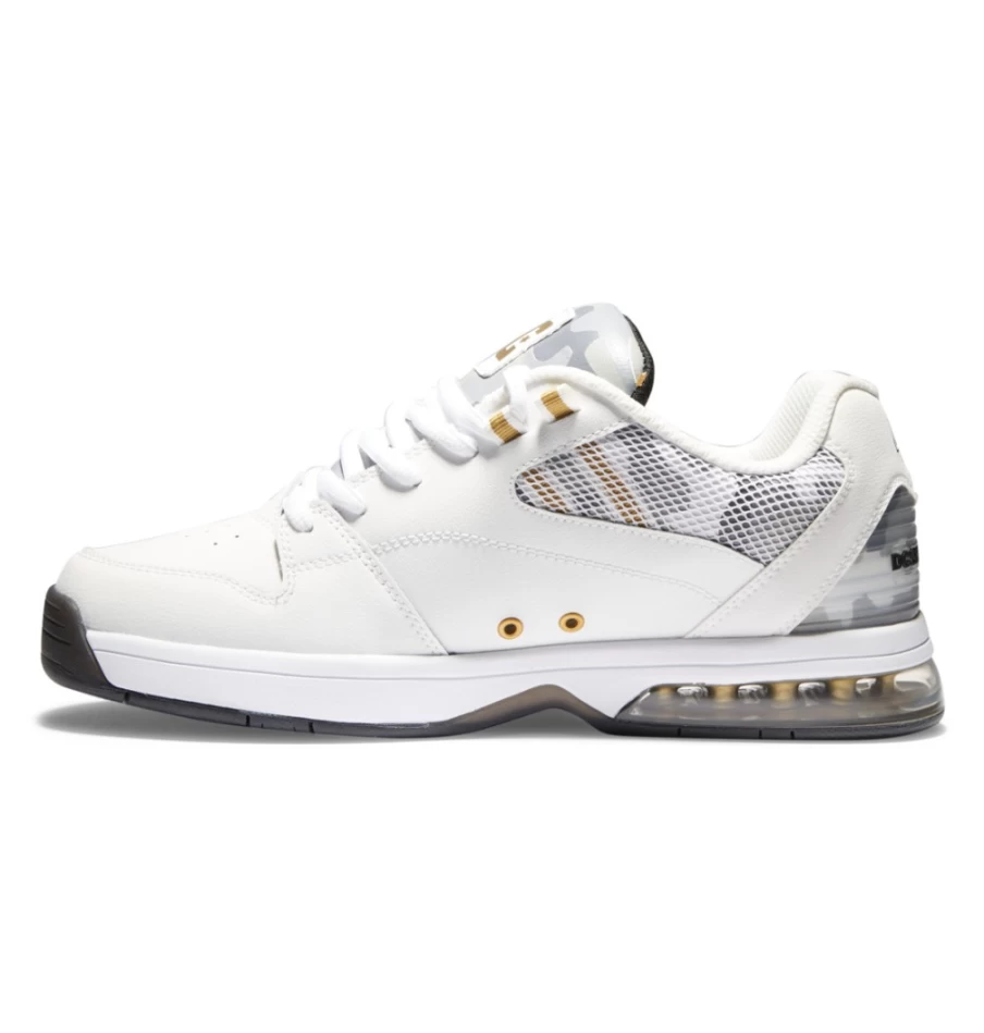DC Shoes Men's White/Camo Versatile KB Sneakers for Athletic Comfort & Style