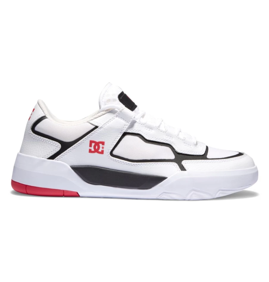 DC Shoes Men's Metric Sneakers in White/Black/Black - Lightweight Athletic Shoes