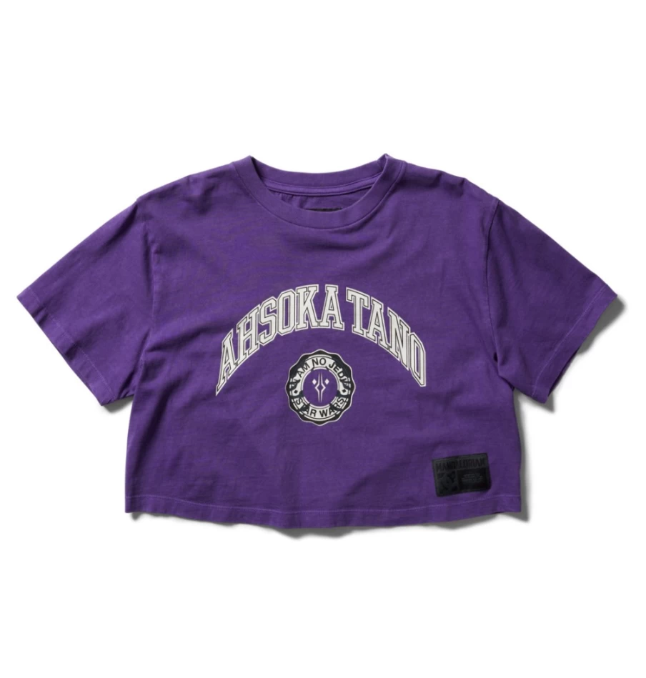 Women's DC Shoes Ahsoka Tano Star Wars Oversized T-Shirt in Petunia Enzyme Wash