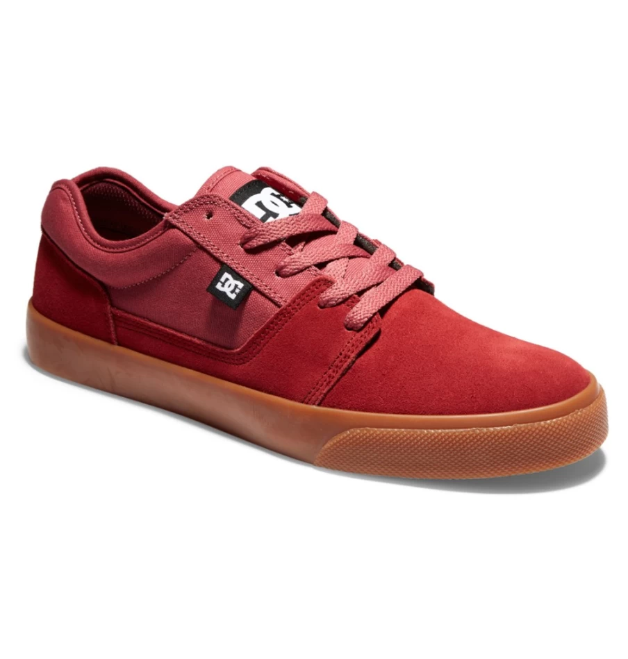 DC Shoes Men's Tonik Sneakers in Rio Red - Casual Skate Shoes for Men