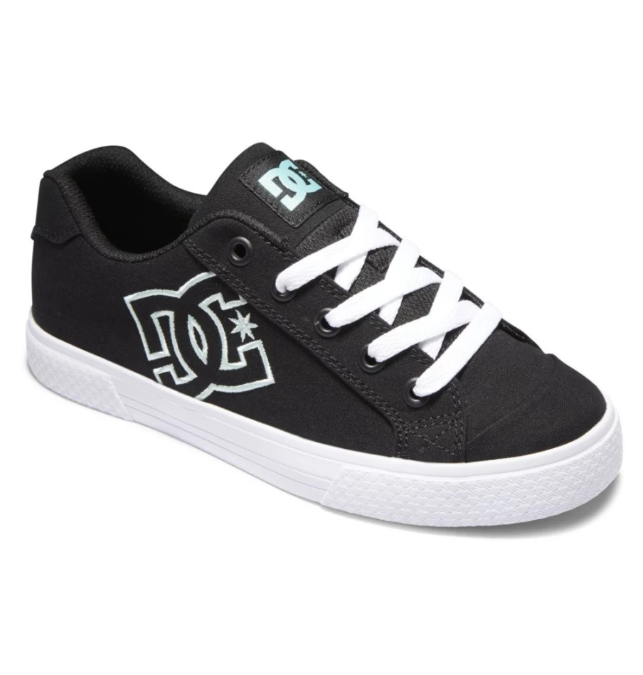 DC Shoes Women's Black/Aqua Chelsea Boots - Stylish & Comfortable Footwear