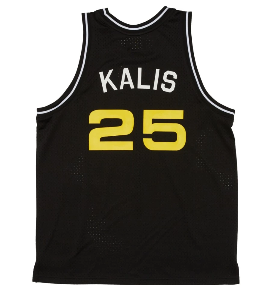 DC Shoes x Thrasher Men's Black Basketball Jersey - Official Collaboration Streetwear Top
