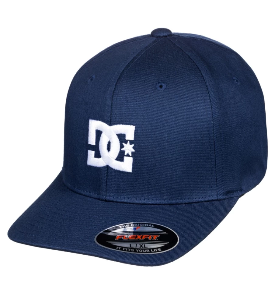 DC Shoes Men's Black Iris Star Cap - Stylish Baseball Hat for Men