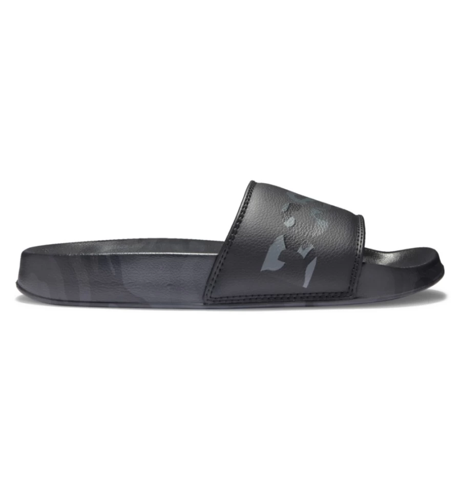 Men's DC Shoes Slides - Black/Camo Comfortable Sandals for Men
